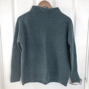 VINCE Mock-neck Wool Sweater